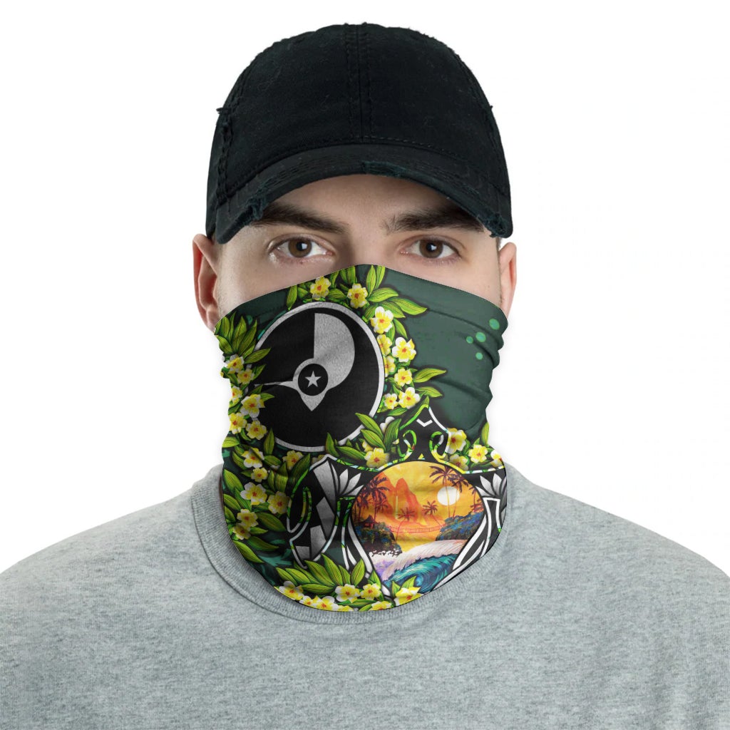 Yap Neck Gaiter - Ti Leaf Lei Turtle