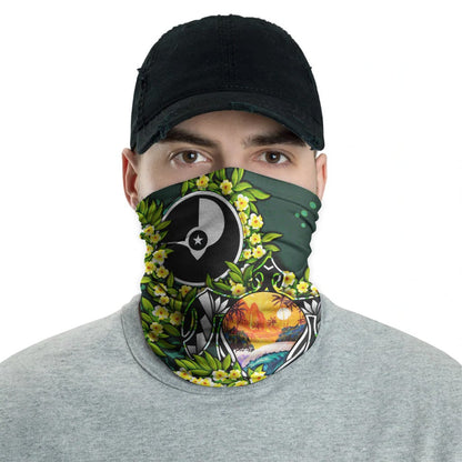 Yap Neck Gaiter - Ti Leaf Lei Turtle