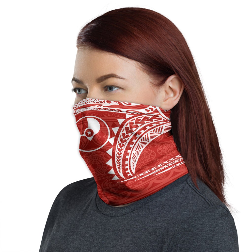 Yap Neck Gaiter - Tribal Pattern Red