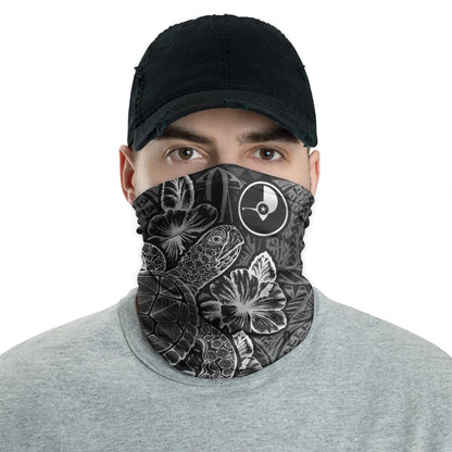 Yap Neck Gaiter - Turtle Hibiscus Black