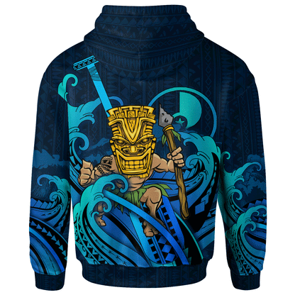 Yap Personalised Custom Hoodie - Tiki And Waves