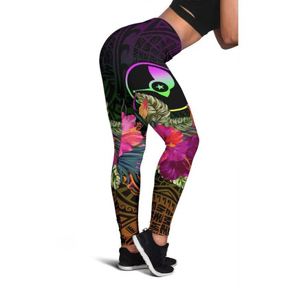 YAP Personalised Legging - Summer Hibiscus