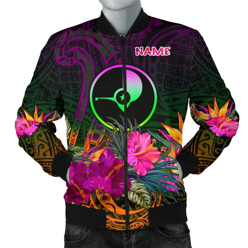 Yap Personalised Bomber Jacket - Summer Hibiscus