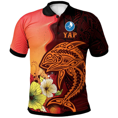 Yap Polo Shirt - Tribal Tuna Fish