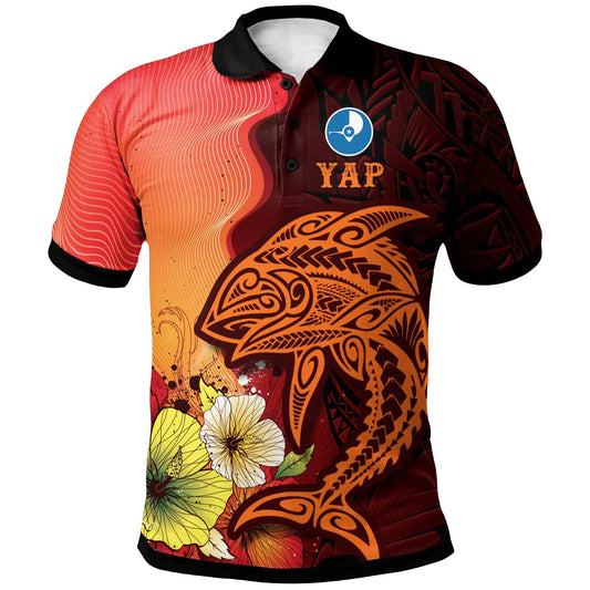 Yap Polo Shirt - Tribal Tuna Fish
