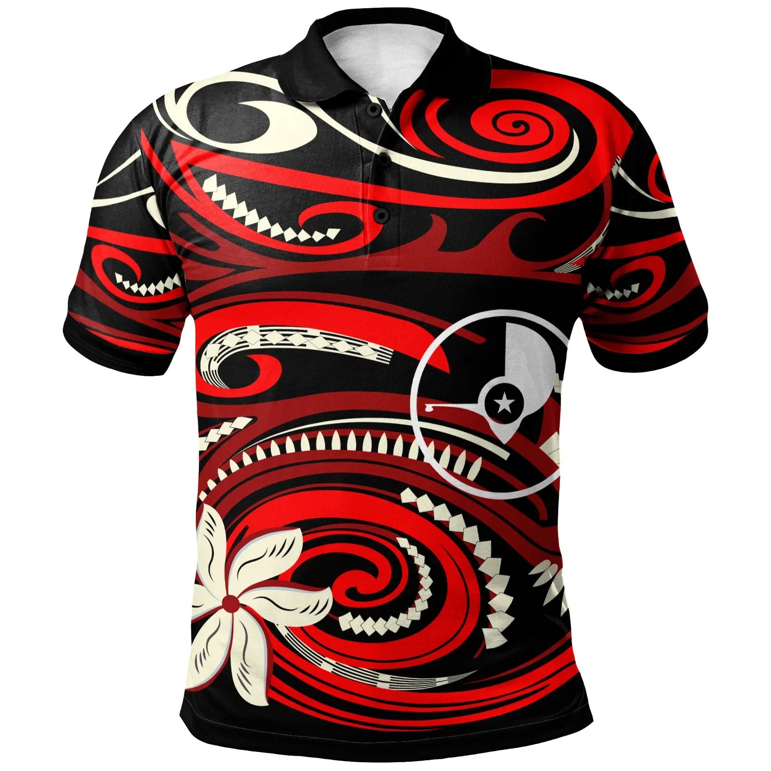 Yap Polo Shirt - Vortex Style Red Color