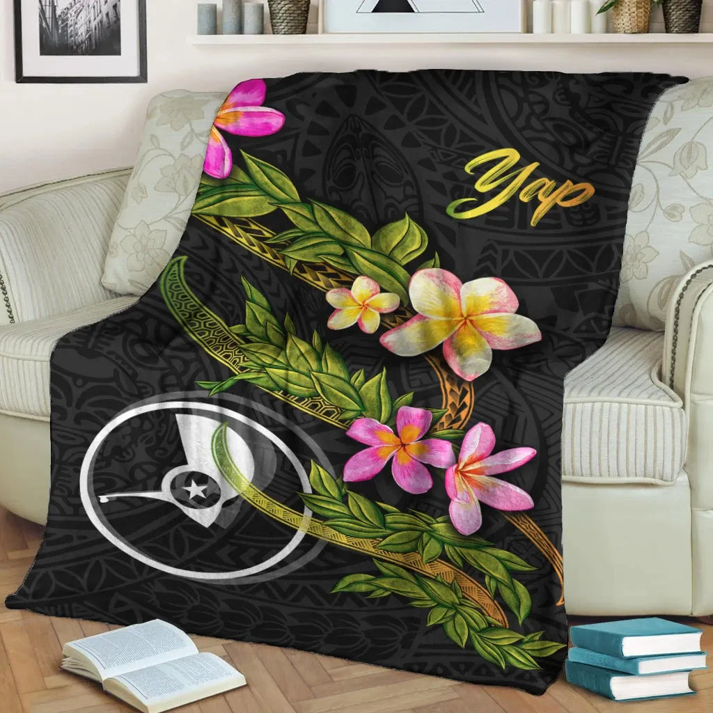 Yap Polynesian Blanket - Plumeria Tribal