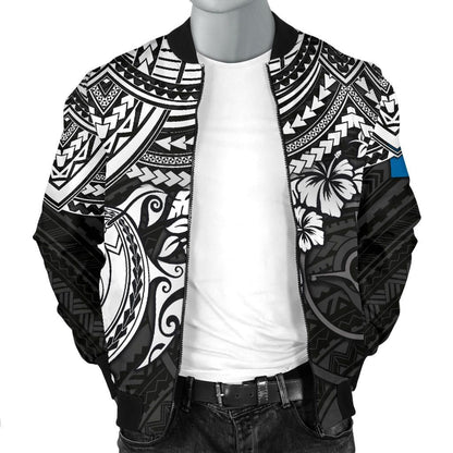 Yap Polynesian Bomber Jacket - White Turtle