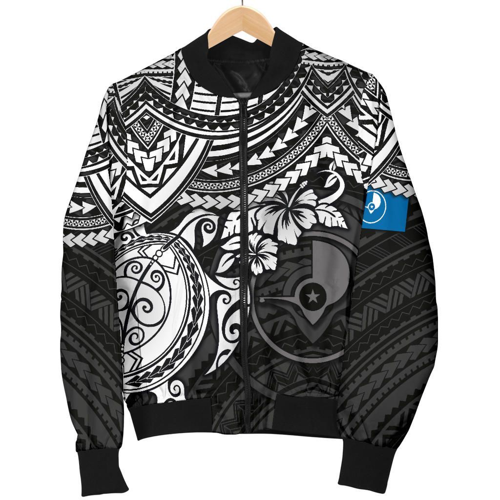 Yap Polynesian Bomber Jacket - White Turtle