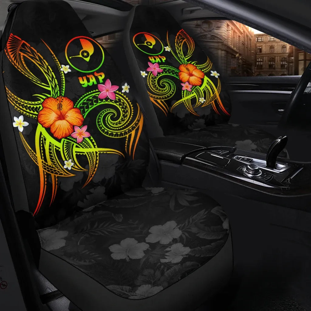 YAP Polynesian Car Seat Covers - Legend of YAP (Reggae)