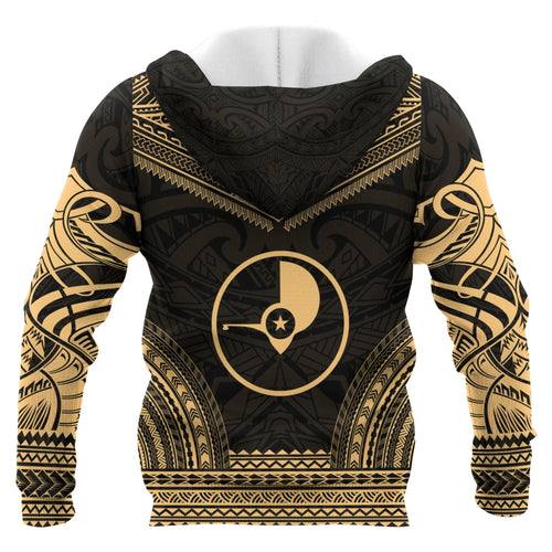 Yap Polynesian Chief Custom Personalised Hoodie - Gold Version