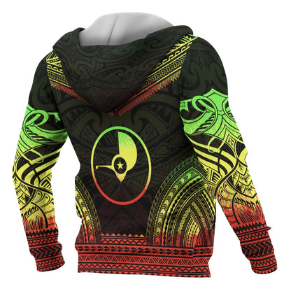 Yap Polynesian Chief Custom Personalised Hoodie - Reggae Version