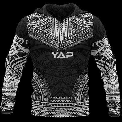 Yap Polynesian Chief Hoodie - Black Version