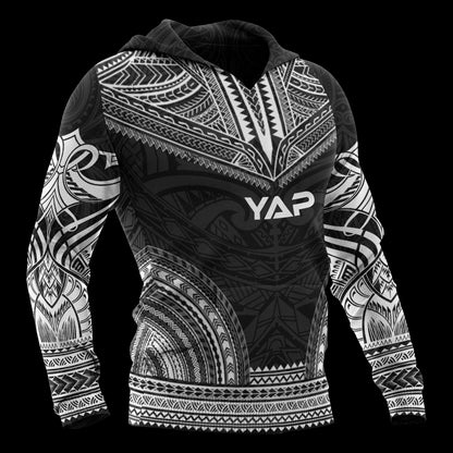 Yap Polynesian Chief Hoodie - Black Version