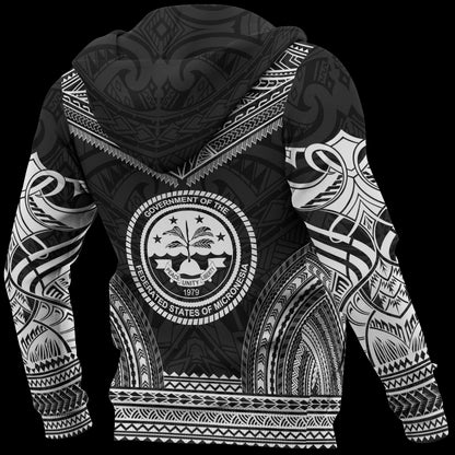 Yap Polynesian Chief Hoodie - Black Version