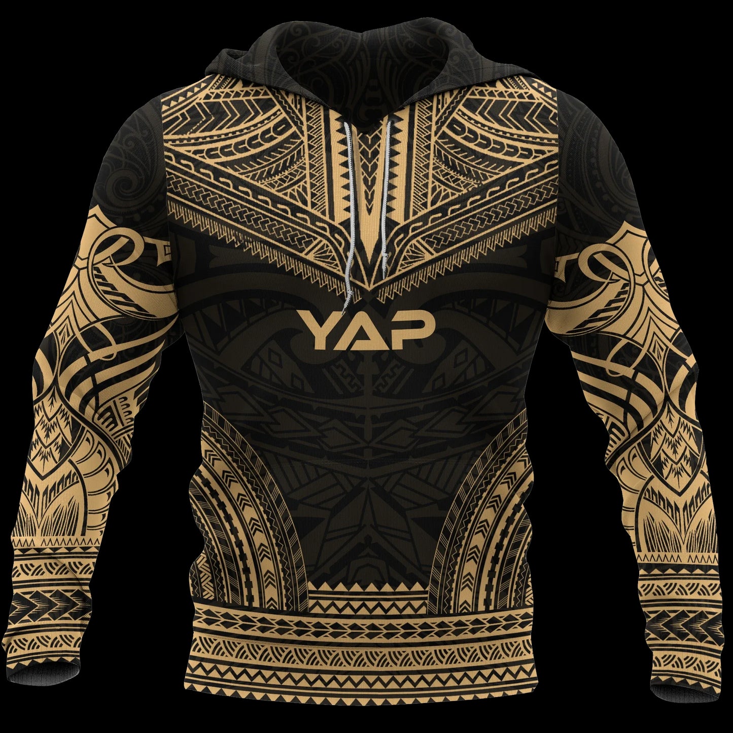 Yap Polynesian Chief Hoodie - Gold Version