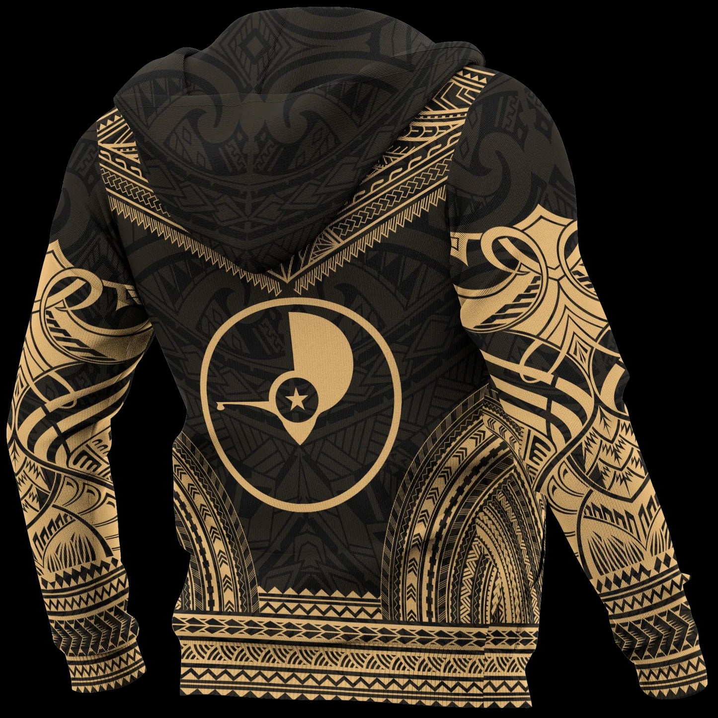 Yap Polynesian Chief Hoodie - Gold Version
