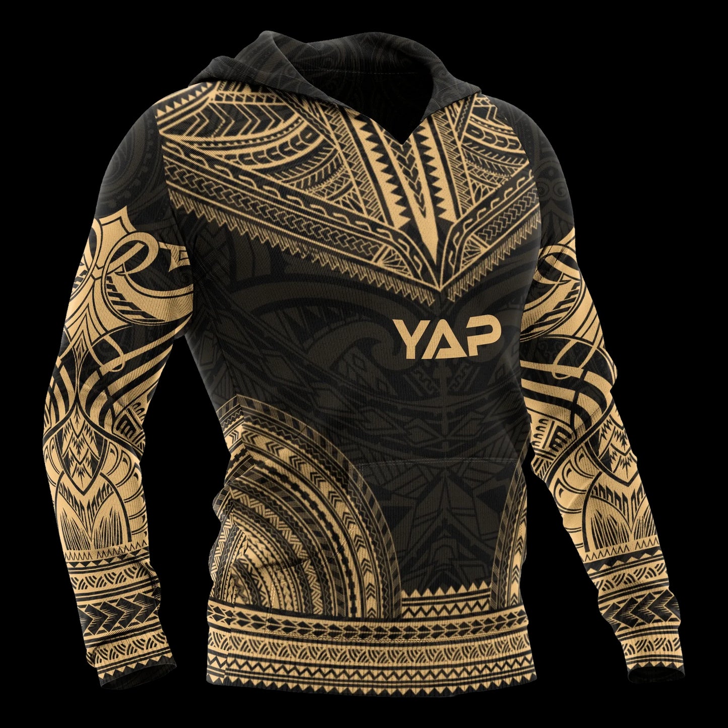Yap Polynesian Chief Hoodie - Gold Version