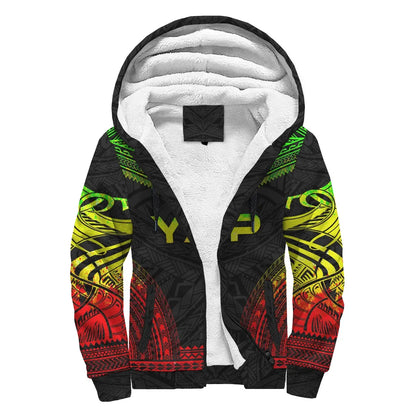 Yap Sherpa Hoodie - Polynesian Chief Reggae Version