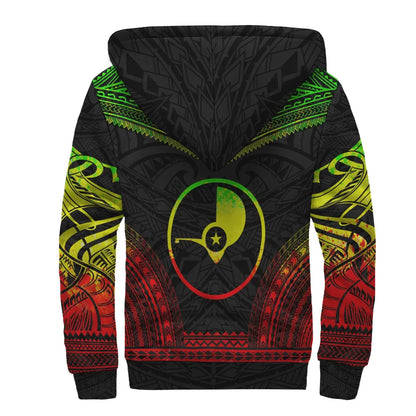 Yap Sherpa Hoodie - Polynesian Chief Reggae Version
