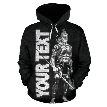 Yap Polynesian Custom Personalised Hoodie - Micronesia Yapese Warrior