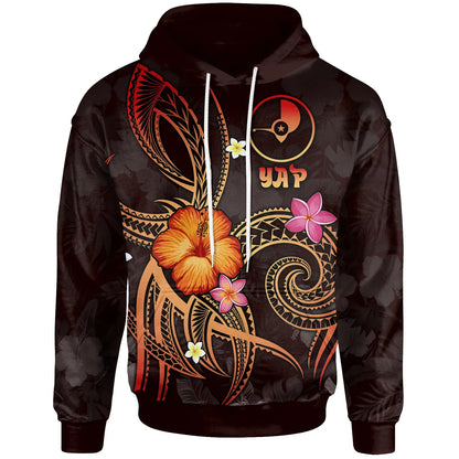 YAP Polynesian Hoodie - Legend of YAP (Red)