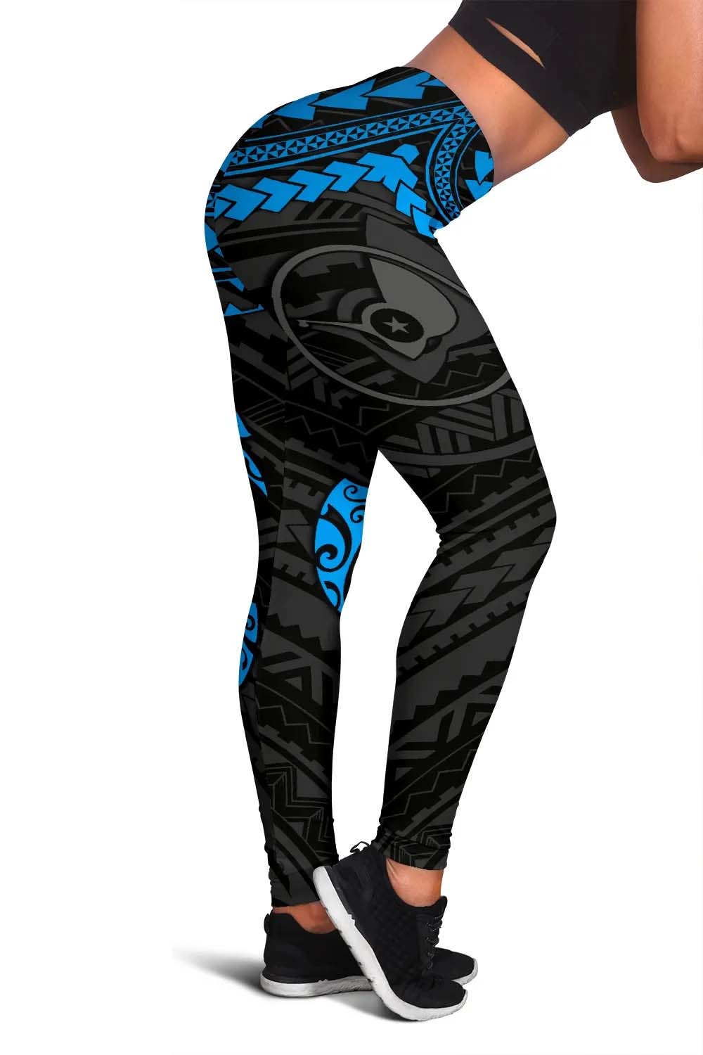 Yap Polynesian Legging (Women) - Blue Turtle