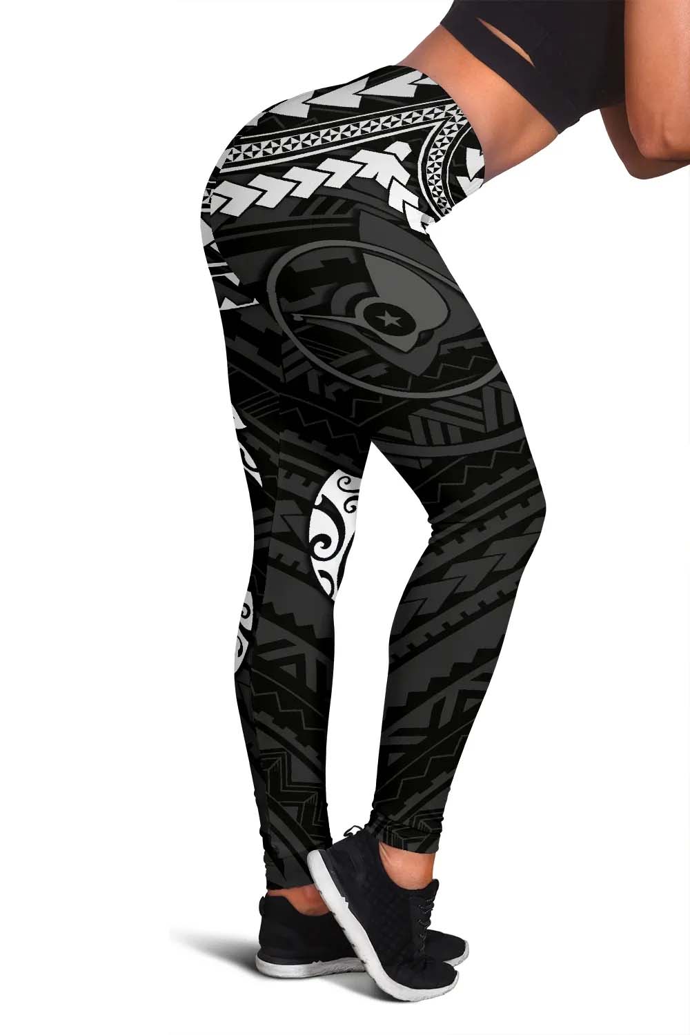 Yap Polynesian Legging (Women) - White Turtle
