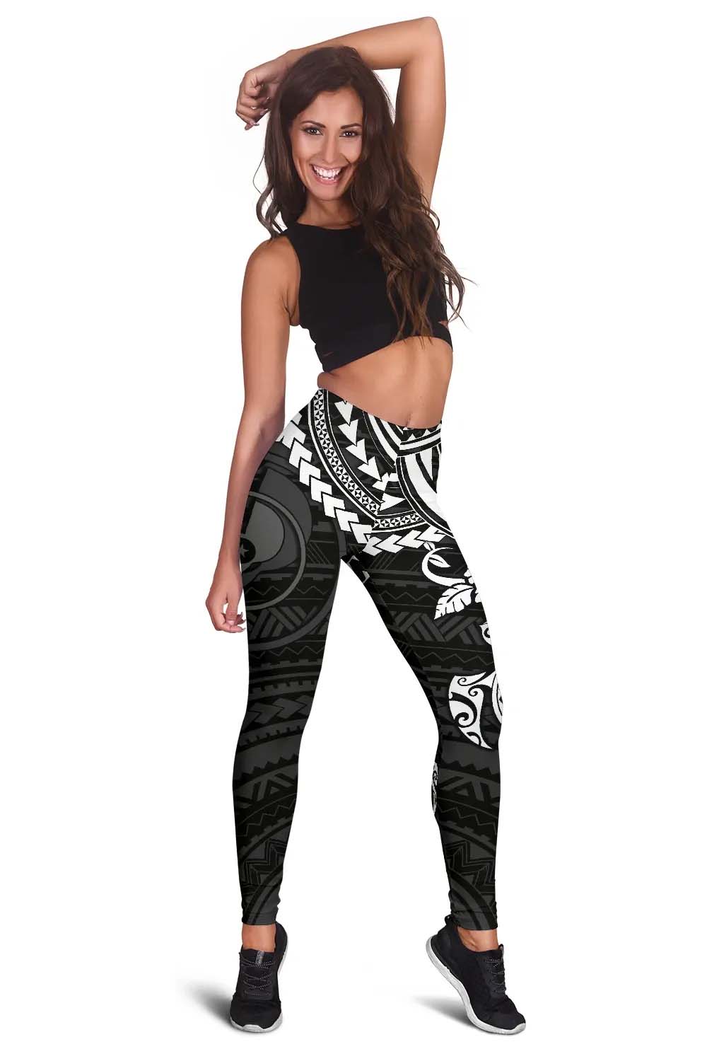 Yap Polynesian Legging (Women) - White Turtle