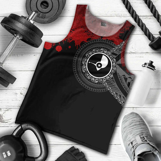 Yap Polynesian Men Tank Top - Polynesian Chain Style