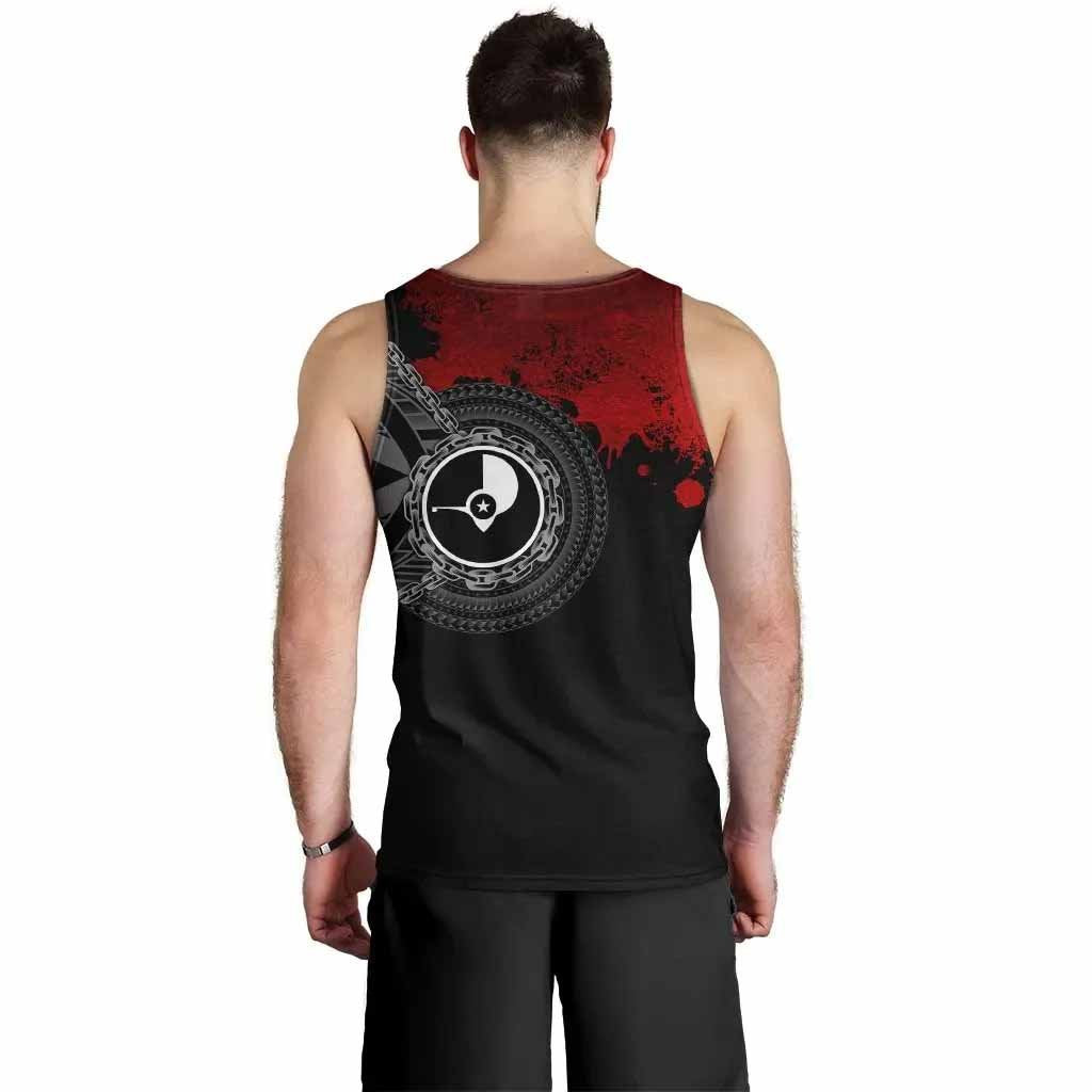 Yap Polynesian Men Tank Top - Polynesian Chain Style