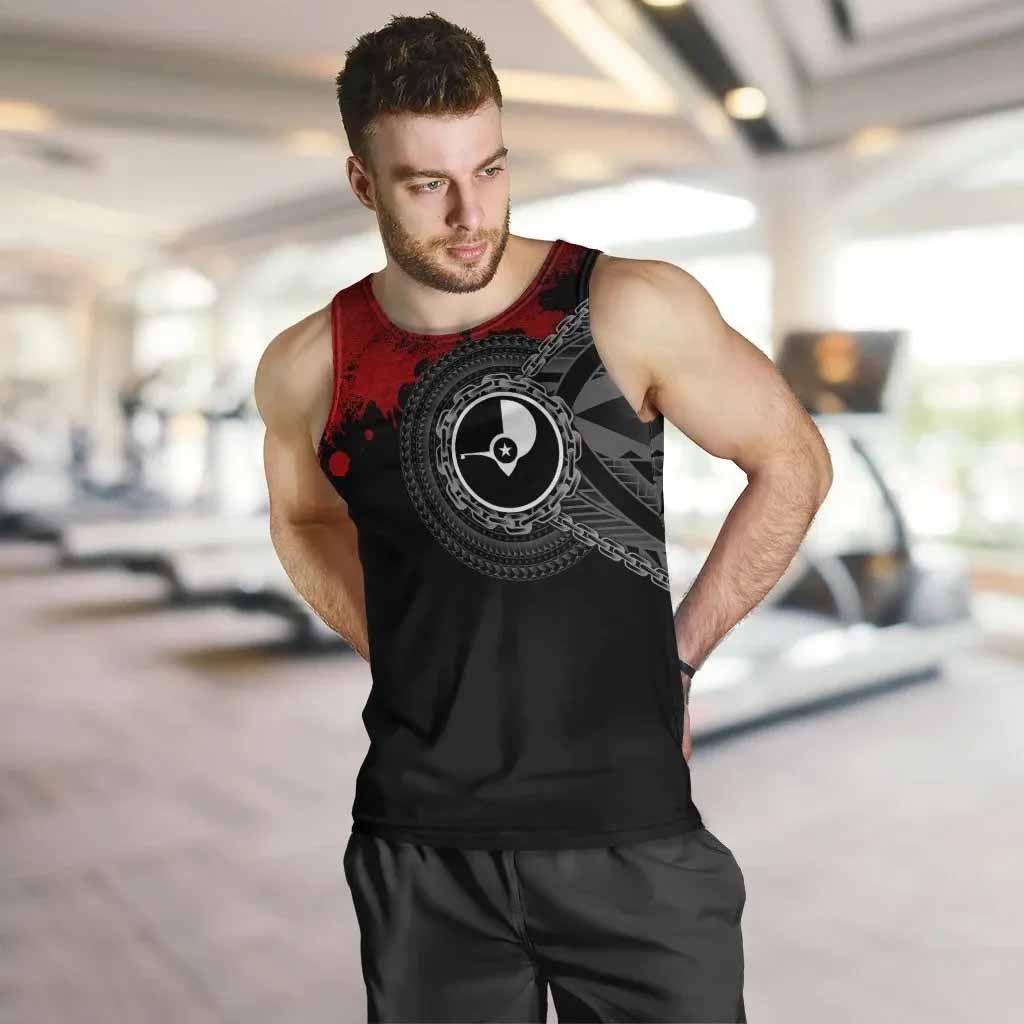 Yap Polynesian Men Tank Top - Polynesian Chain Style