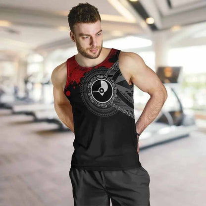 Yap Polynesian Men Tank Top - Polynesian Chain Style
