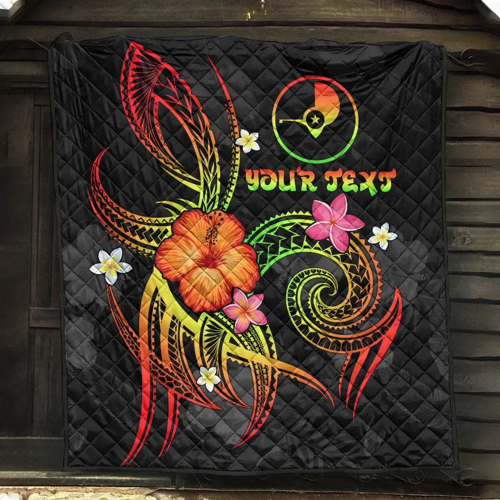 YAP Polynesian Personalised Premium Quilt - Legend of YAP (Reggae)