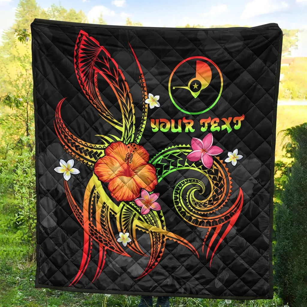 YAP Polynesian Personalised Premium Quilt - Legend of YAP (Reggae)