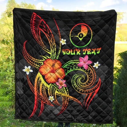 YAP Polynesian Personalised Premium Quilt - Legend of YAP (Reggae)