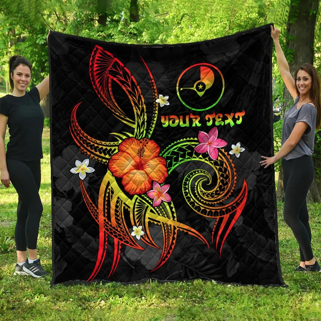 YAP Polynesian Personalised Premium Quilt - Legend of YAP (Reggae)