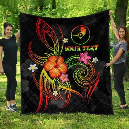 YAP Polynesian Personalised Premium Quilt - Legend of YAP (Reggae)