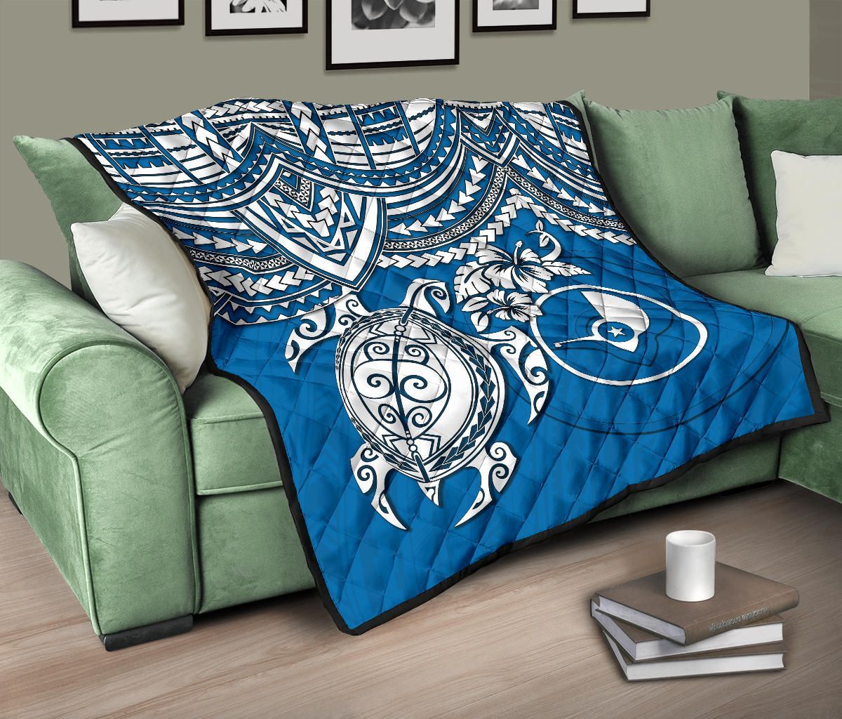 Yap Polynesian Premium Quilt - Polynesian Turtle
