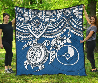 Yap Polynesian Premium Quilt - Polynesian Turtle