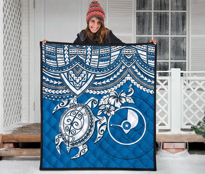 Yap Polynesian Premium Quilt - Polynesian Turtle