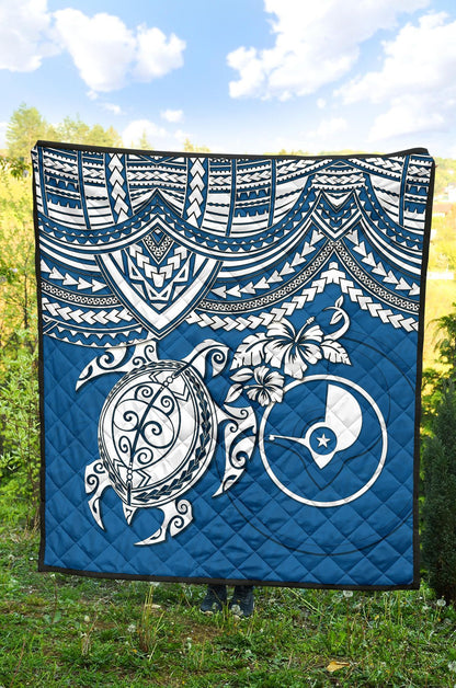 Yap Polynesian Premium Quilt - Polynesian Turtle