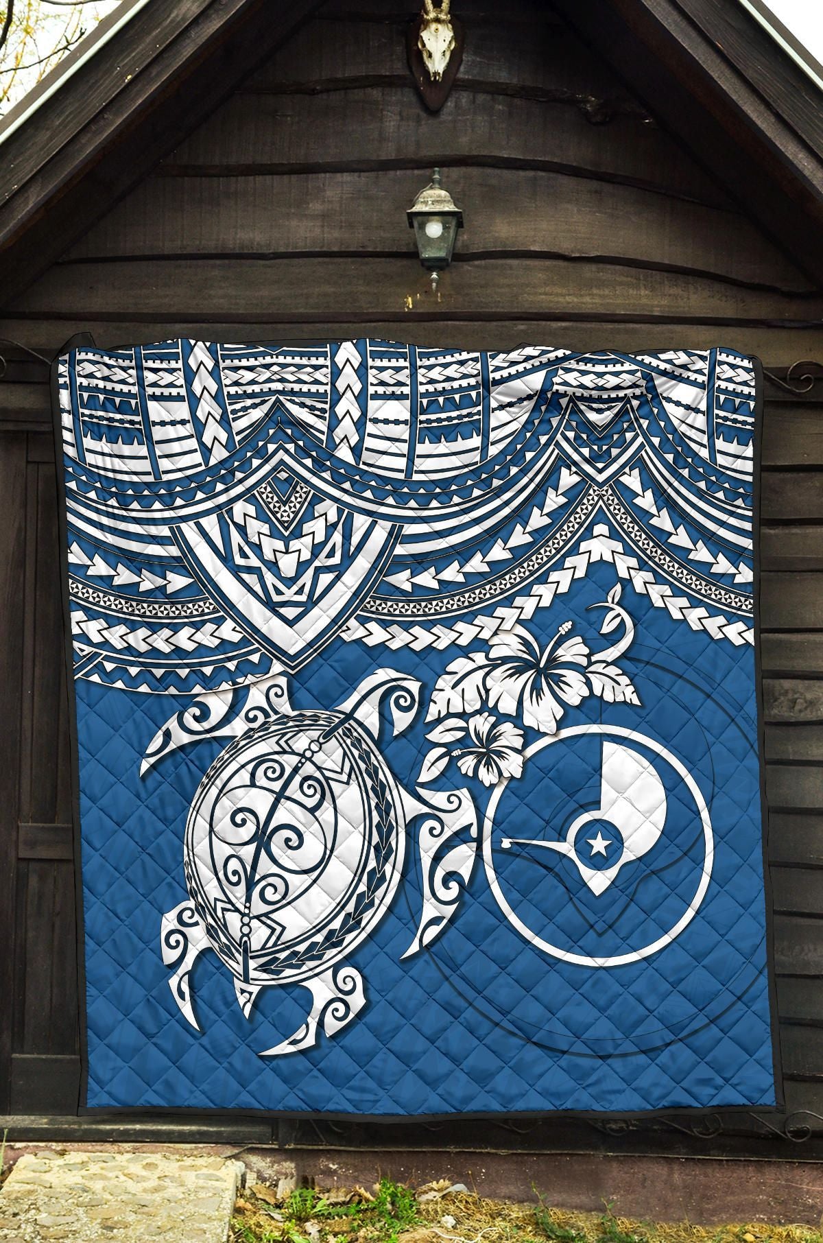 Yap Polynesian Premium Quilt - Polynesian Turtle