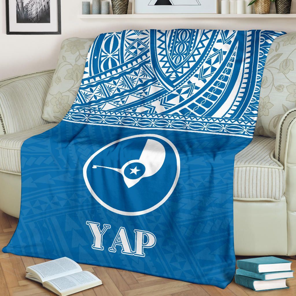 Yap Premium Blanket - Micronesian Blue Version