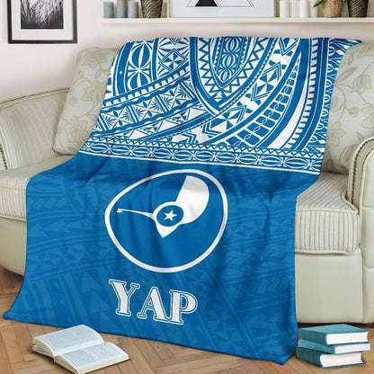 Yap Premium Blanket - Micronesian Blue Version