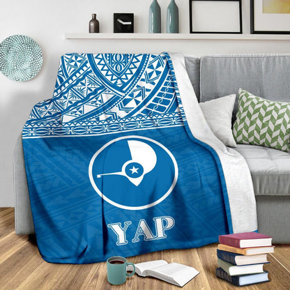 Yap Premium Blanket - Micronesian Blue Version