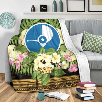 Yap Premium Blanket - Polynesian Gold Patterns Collection