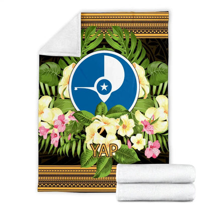 Yap Premium Blanket - Polynesian Gold Patterns Collection