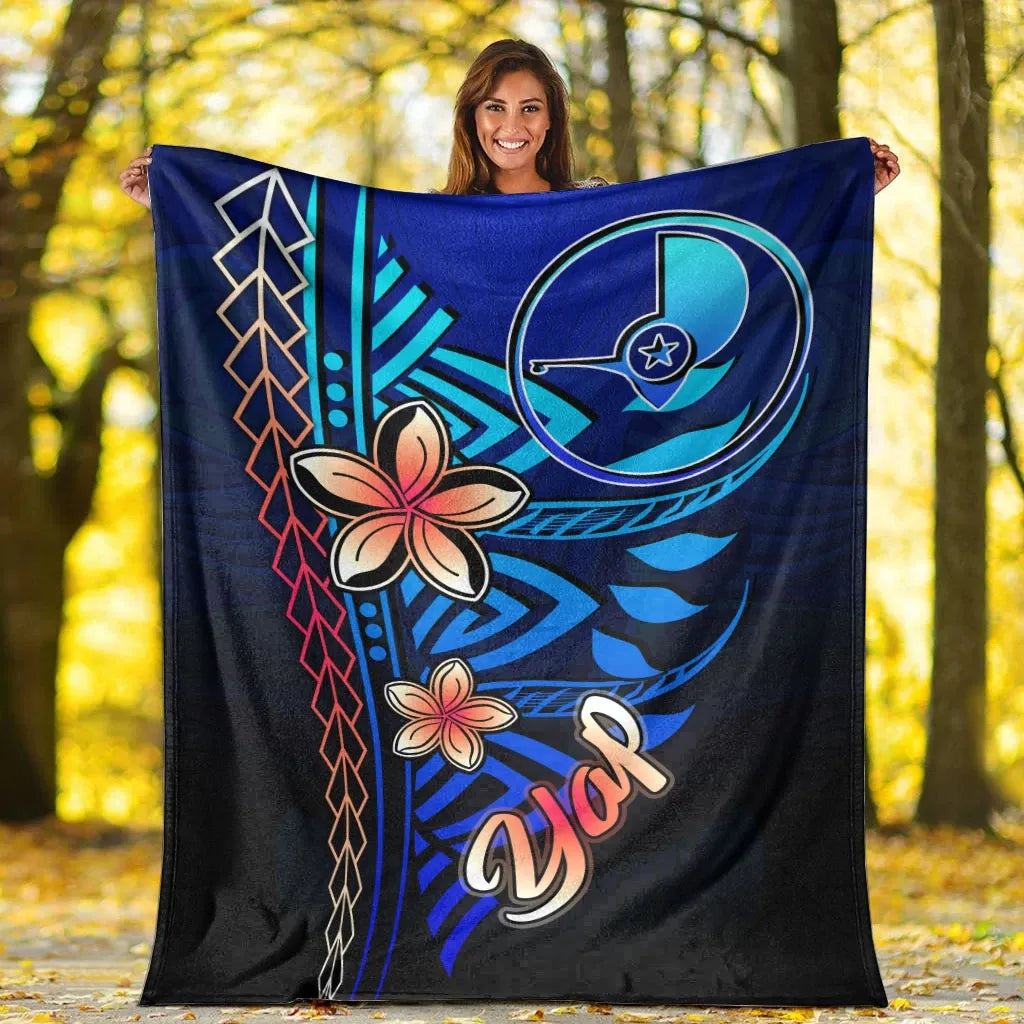 Yap Premium Blanket - Vintage Tribal Mountain