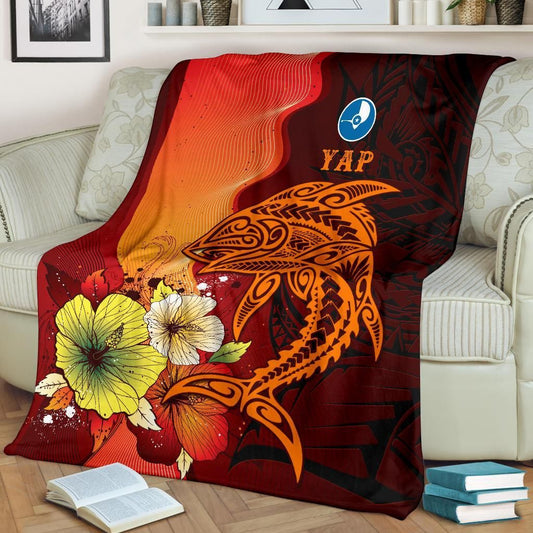 Yap Premium Blankets - Tribal Tuna Fish